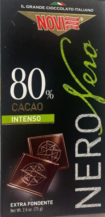 Фото - Шоколад NeroNero чорний 80% какао Novi