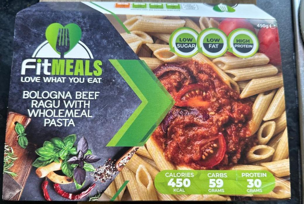 Фото - Bologna beef ragu with wholemeal pasta Fitmeals