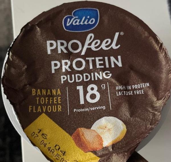 Фото - PROfeel Protein Pudding Banana-Toffee flavour Valio