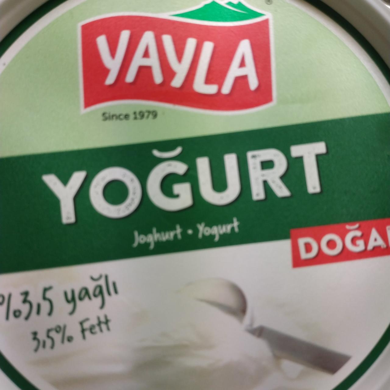 Фото - Йогурт білий 3.5% Yogurt Yayla