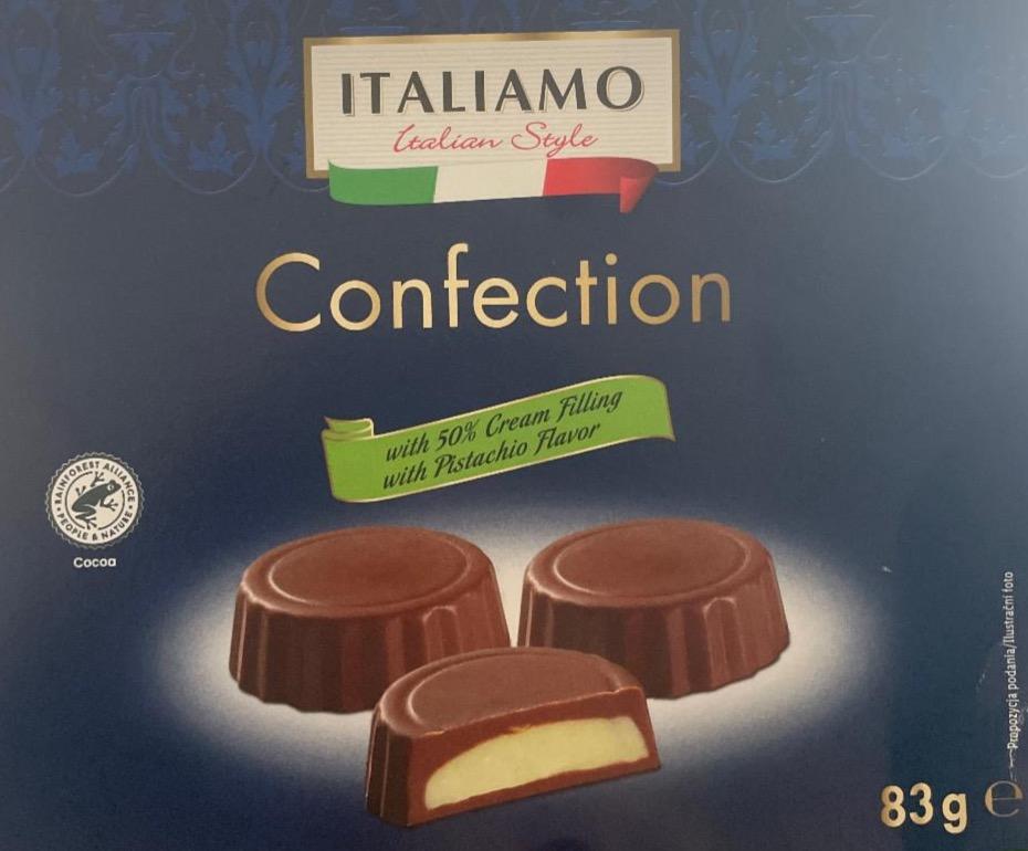 Фото - Цукерки confection with 50 % Cream filling with pistachio flavour Italiamo
