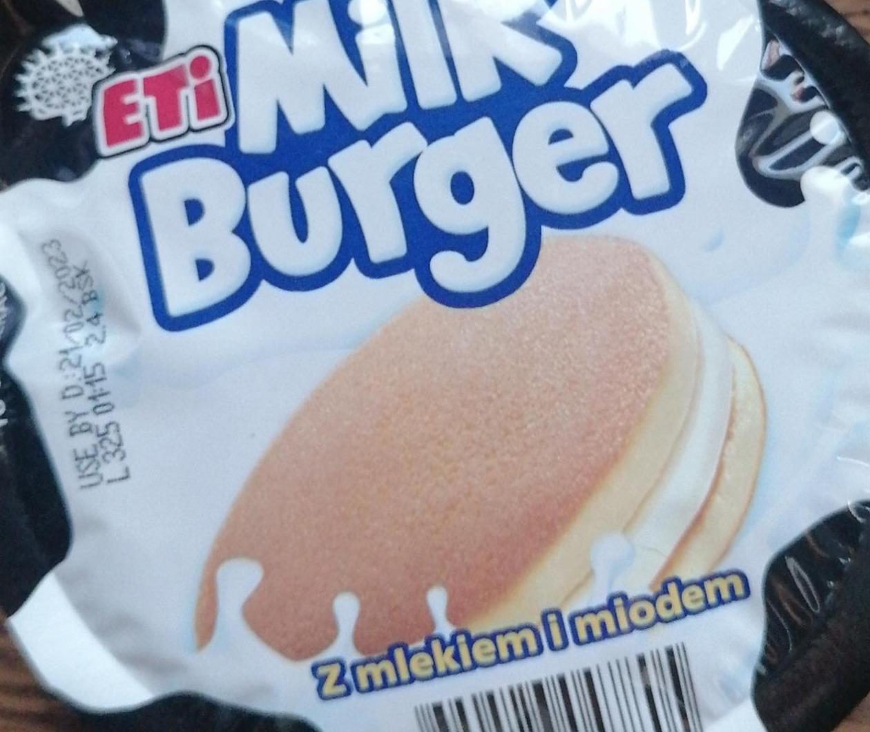 Фото - Печиво з молоком і медом Milk Burger Eti