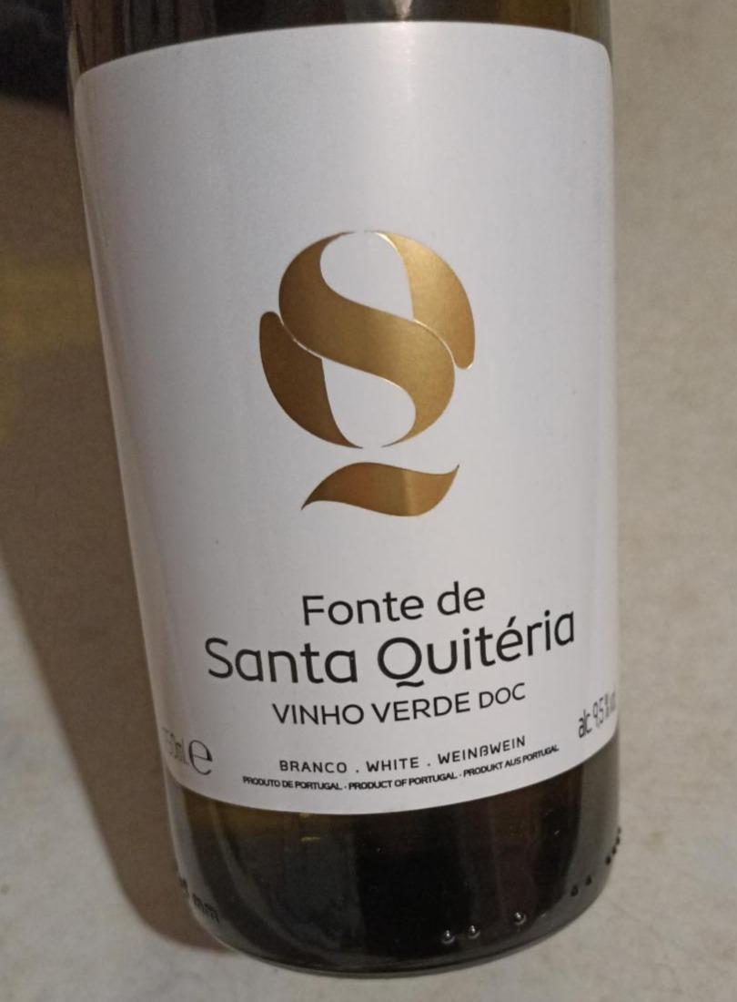 Фото - Вино біле сухе Fonte Santa Quiteria