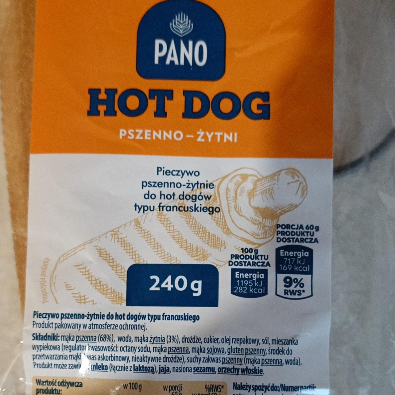Фото - Булочка пшенично-житня Hot Dog Pano