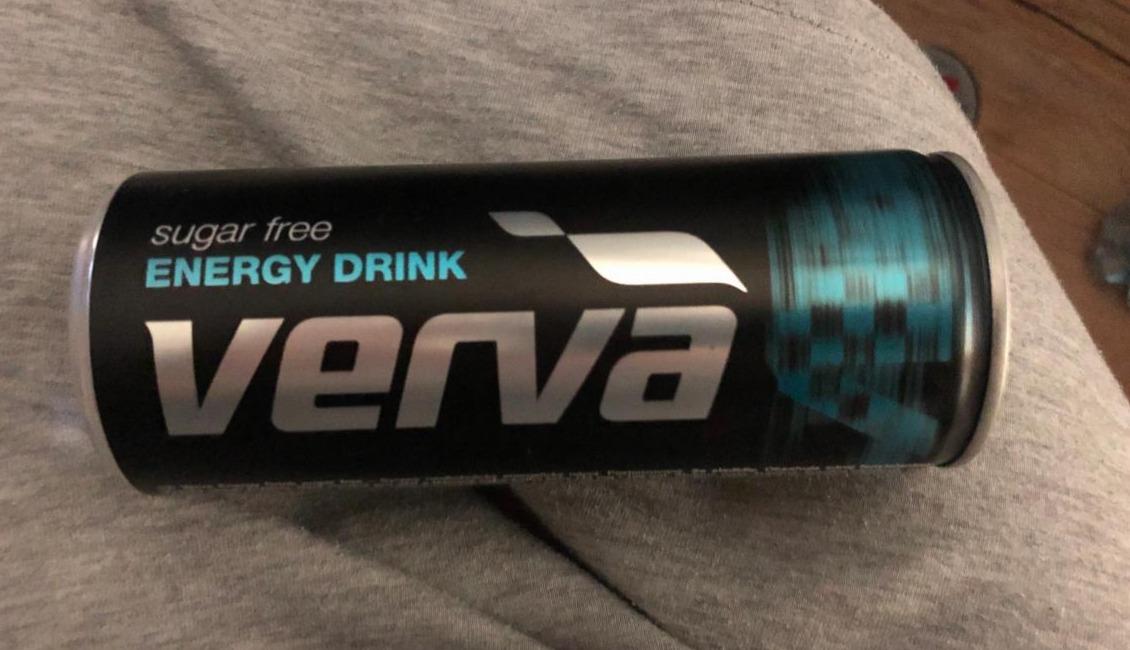 Фото - Напій енергетичний без цукру Energy Drink Verva