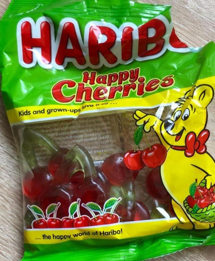 Фото - Жувальні цукерки Вишня Happy Cherries Haribo