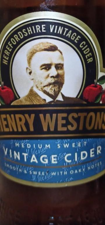 Фото - Сидр Vintage Oak Aged Medium Sweet Henry Westons