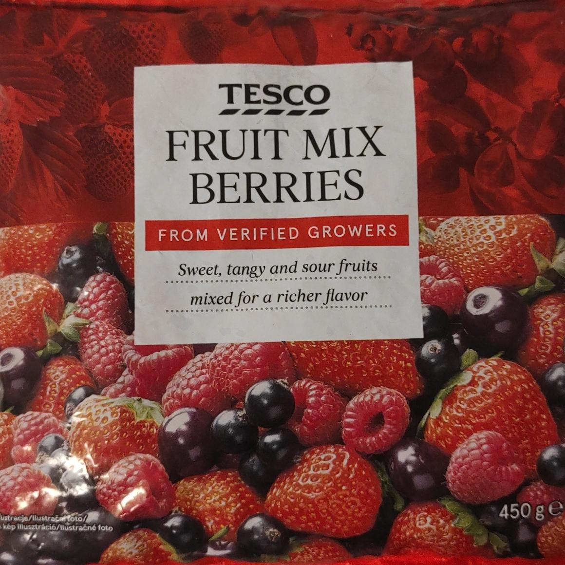 Фото - Фруктовий мікс заморожений Fruit Mix Berries Tesco