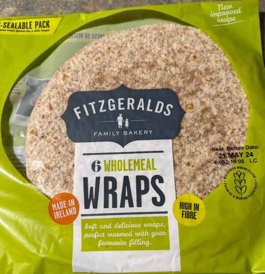 Фото - 6 wholemeal Wraps Fitzgeralds