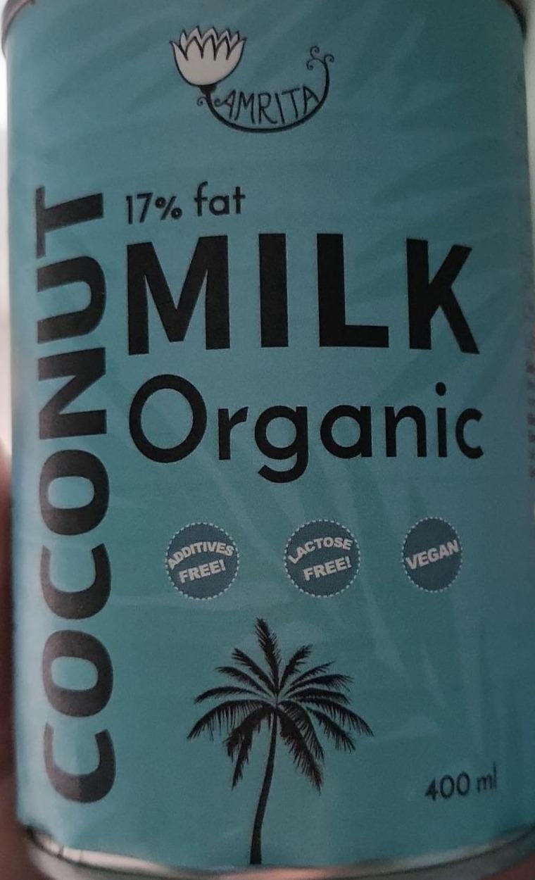 Фото - Молоко кокосове органічне Amrita