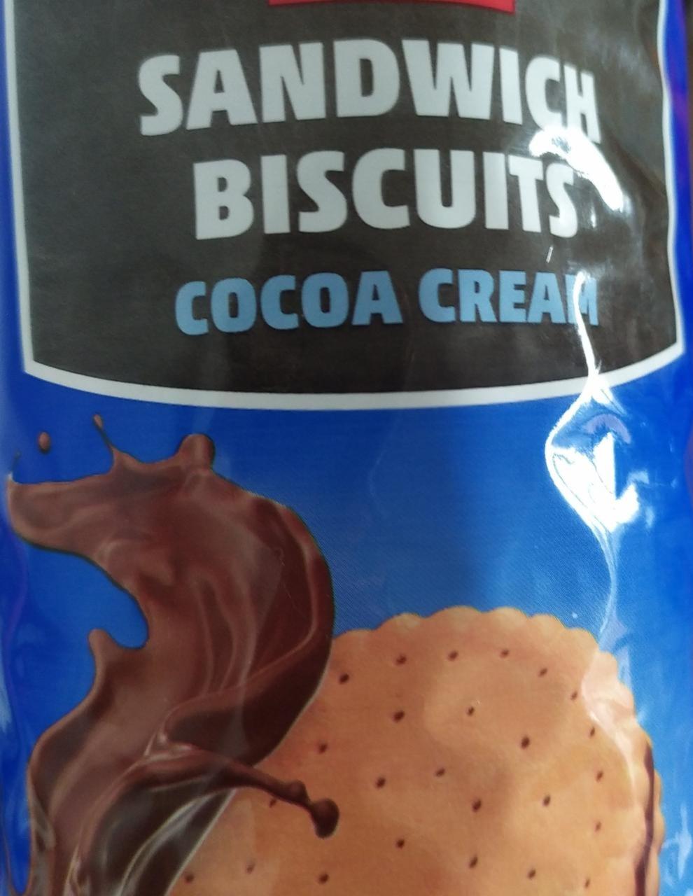 Фото - Бутербродне печиво Sandwich Biscuits cocoa cream Penny