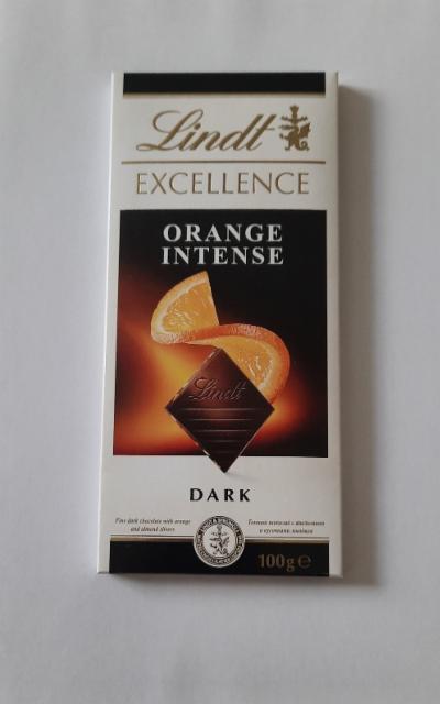 Фото - Шоколад чорний Excellence з апельсиновим соком та мигдалем Lindt