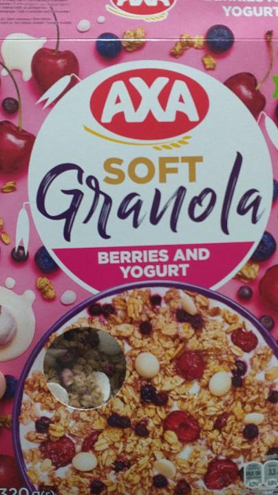 Фото - Гранола з ягодами і йогуртом AXA