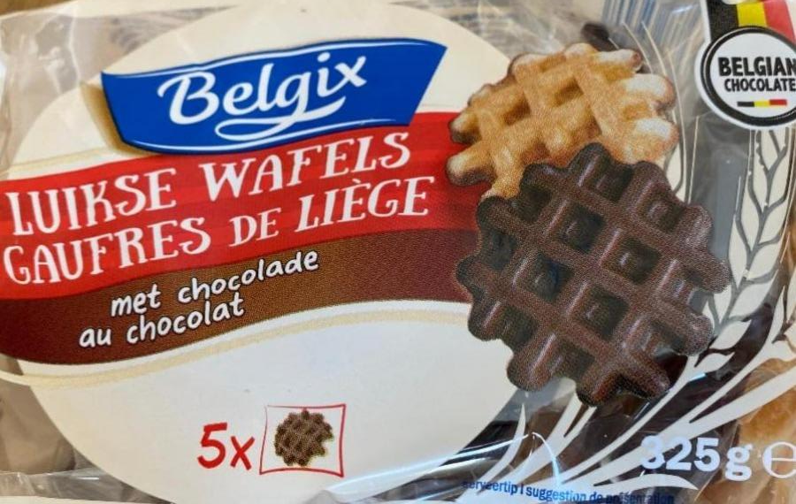 Фото - Вафлі de Liège шоколадні Belgix