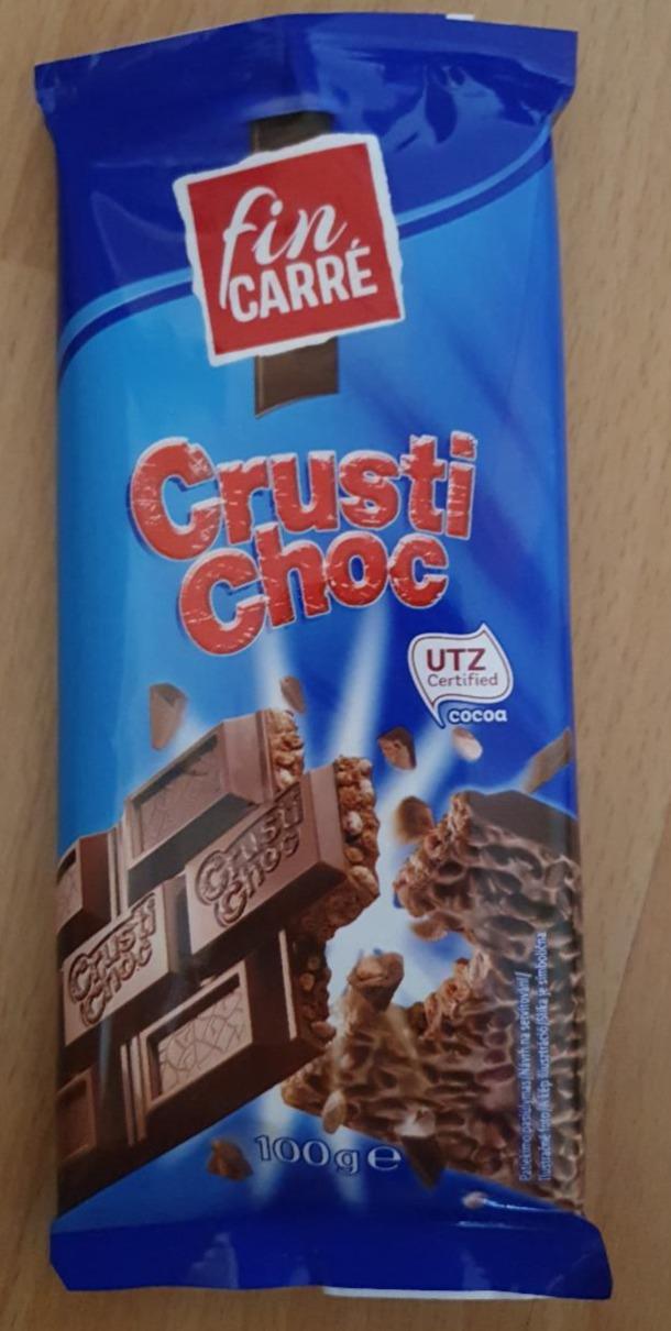 Фото - Шоколад Crusti Choc молочний з повітряним рисом Fin Carre