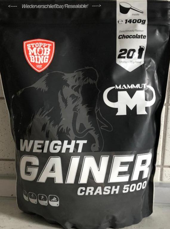 Фото - Протеїн Weight Gainer Crash 5000 Chocolate Mammut
