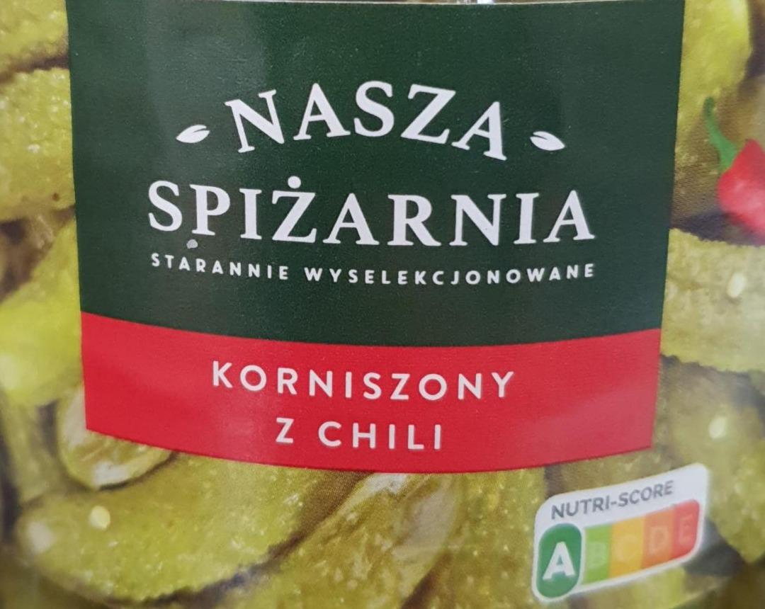 Фото - Огірки мариновані з перцем чилі в розсолі Nasza Spiżarnia