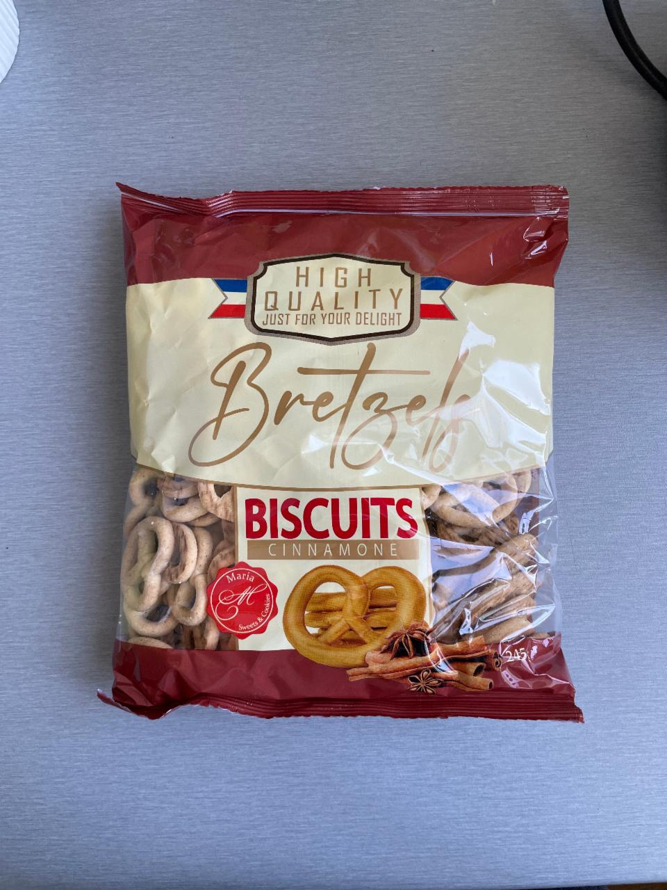 Фото - Печиво цукрове Bretzels зі смаком кориці Maria