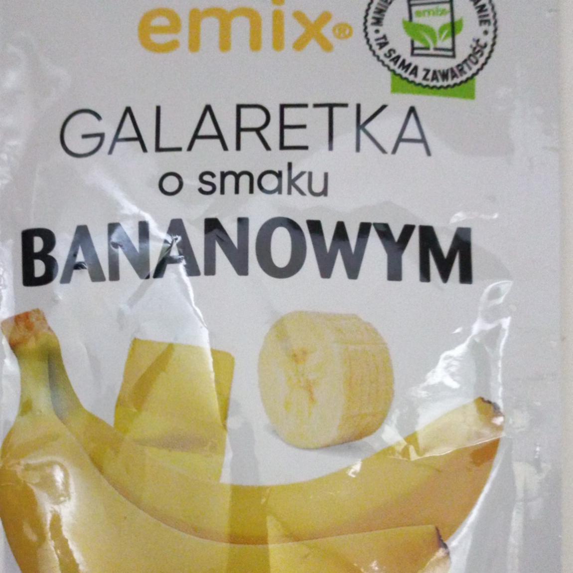 Фото - Желе зі смаком банану Galaretka Emix