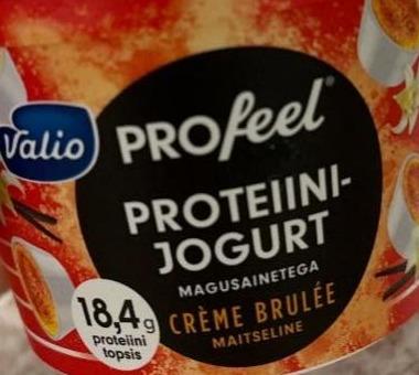 Фото - Протеїновий йогурт з кремом брюле Profeel Valio