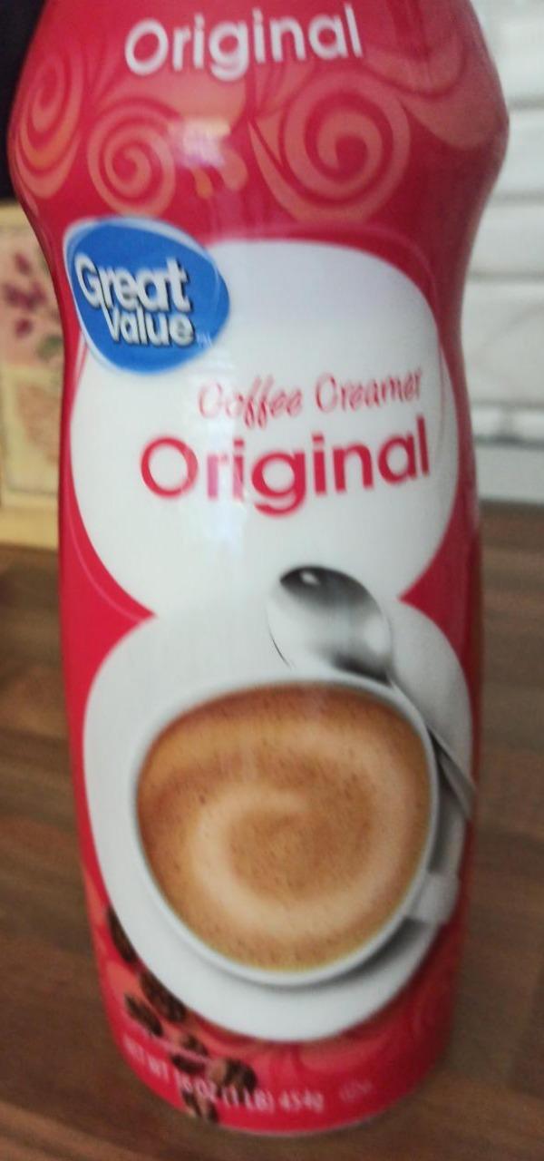 Фото - Сухі вершки Original Coffee Creamer Great Value