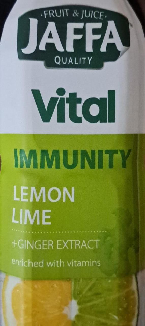 Фото - Напій соковий лимон лайм + екстракт імбиру Імунітет Jaffa Vital