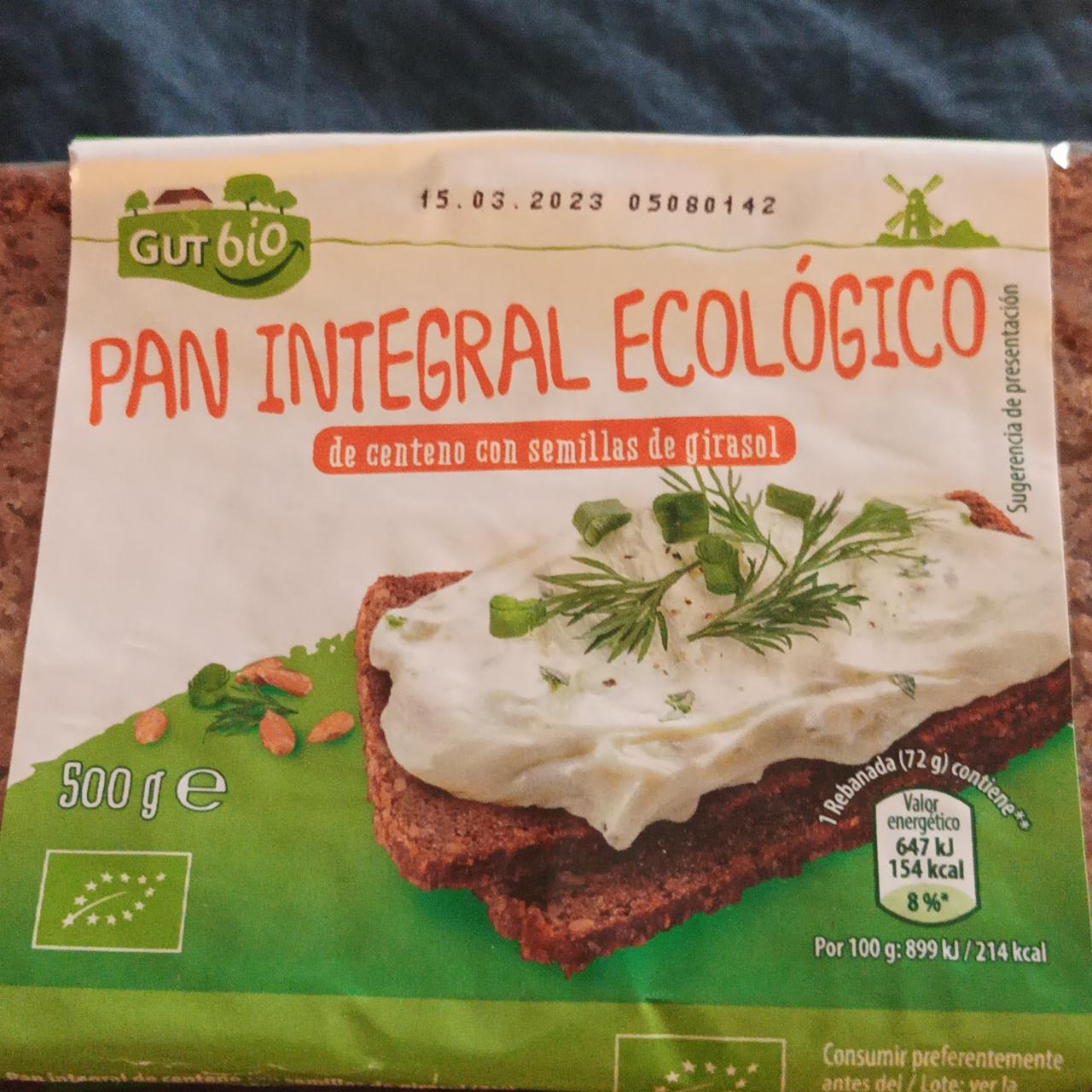 Фото - Хліб pan integral ecologico GutBio