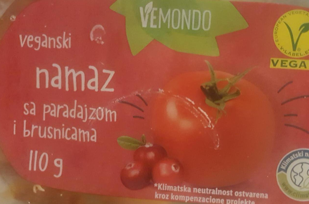 Фото - Спред з помідорами та журавлиною, веганський Vemondo