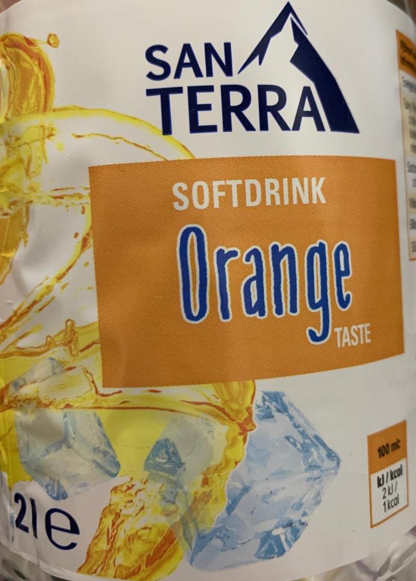 Фото - Softdrink orange taste SAN TERRA