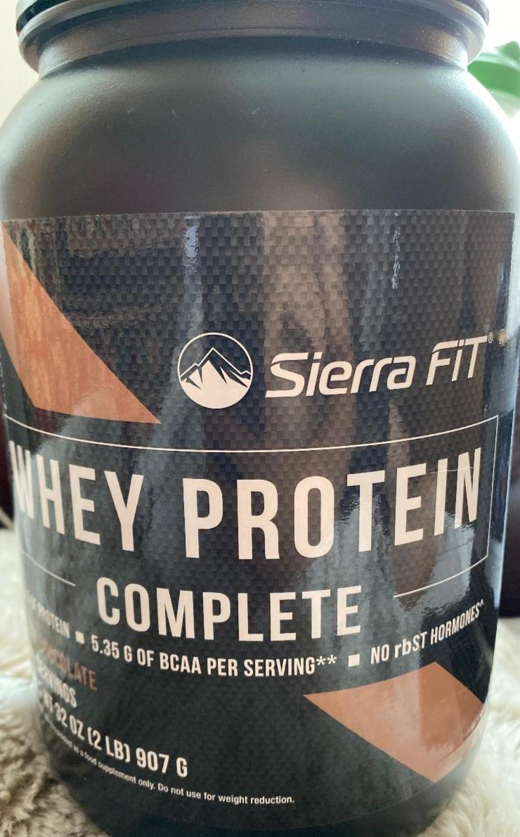 Фото - Протеїн насичений шоколадом Whey Protein Complete Sierra Fit