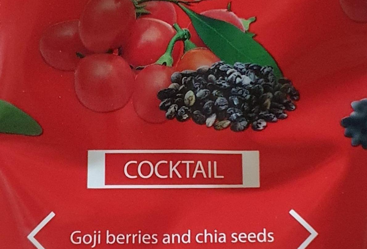Фото - Коктейль білковий з ягодами годжі та насінням чіа Cocktail New Life