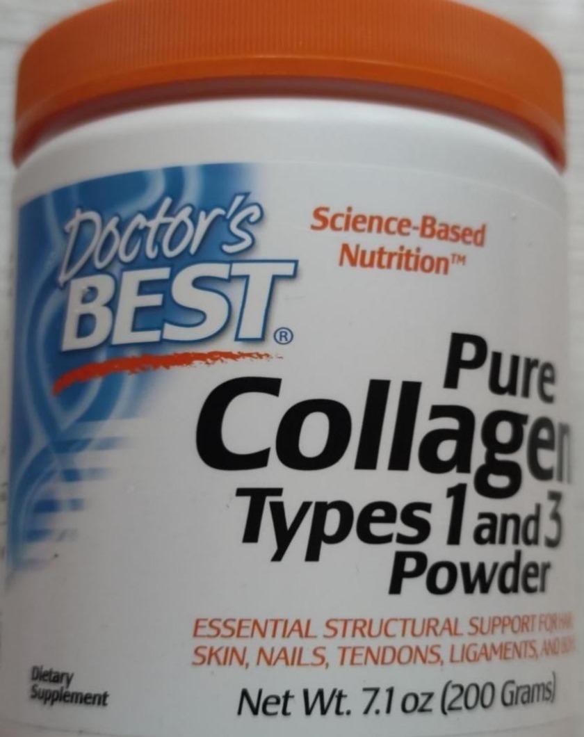 Фото - Pure Collagen types 1 and 3 Powder Doctor's Best