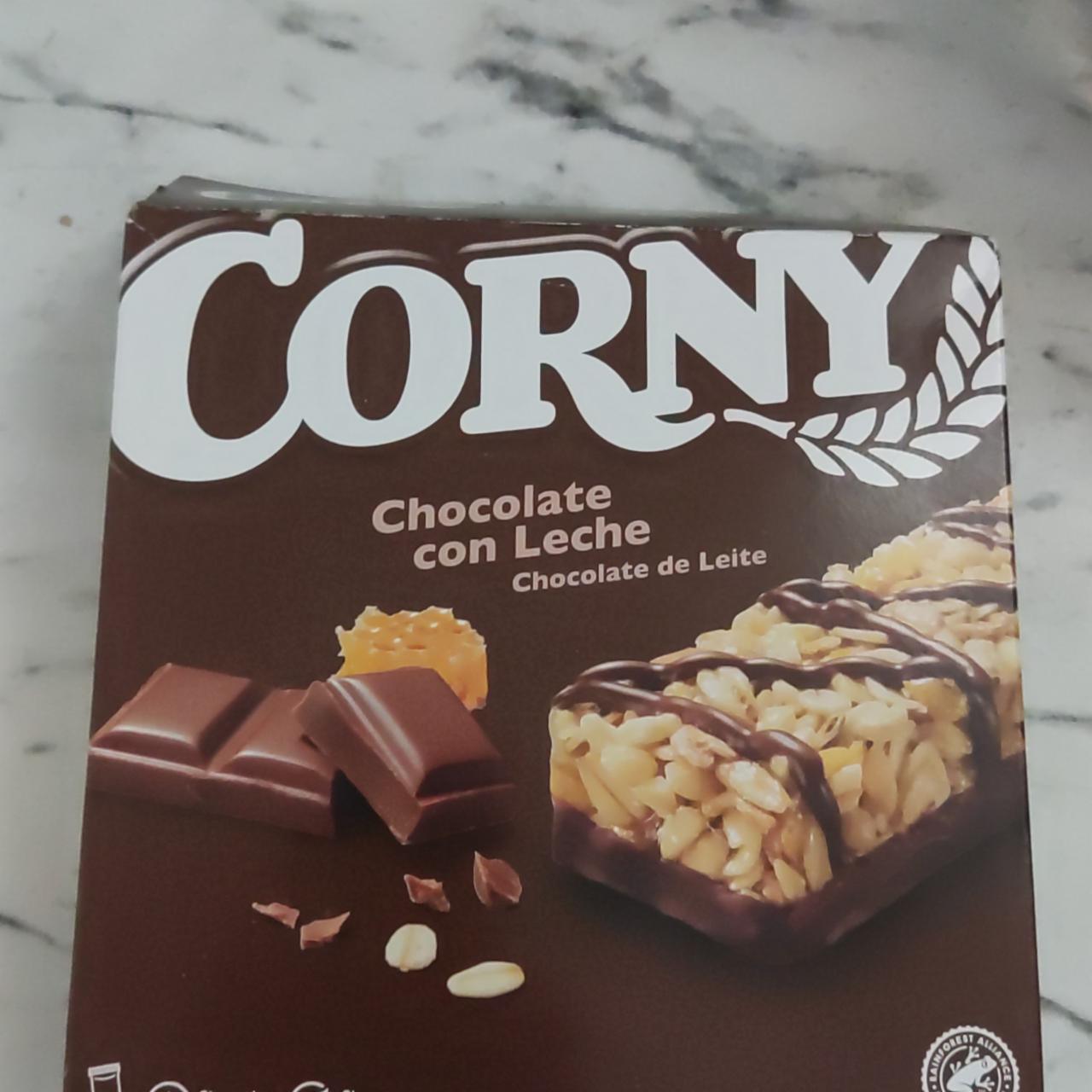 Фото - Батончик зерновий з молочним шоколадом Corny