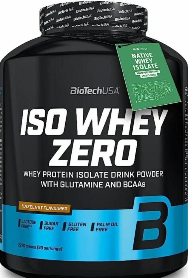 Фото - Протеїн зі смаком фундука Iso Whey Zero Lactose Free BioTechUSA