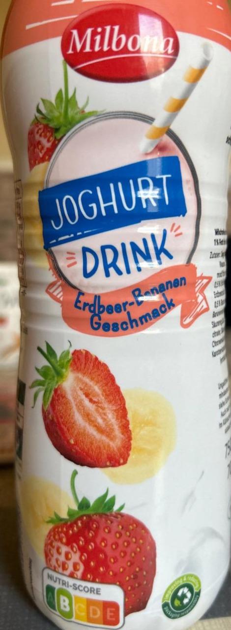 Фото - Joghurt Drink Erdbeer-Bananen Milbona
