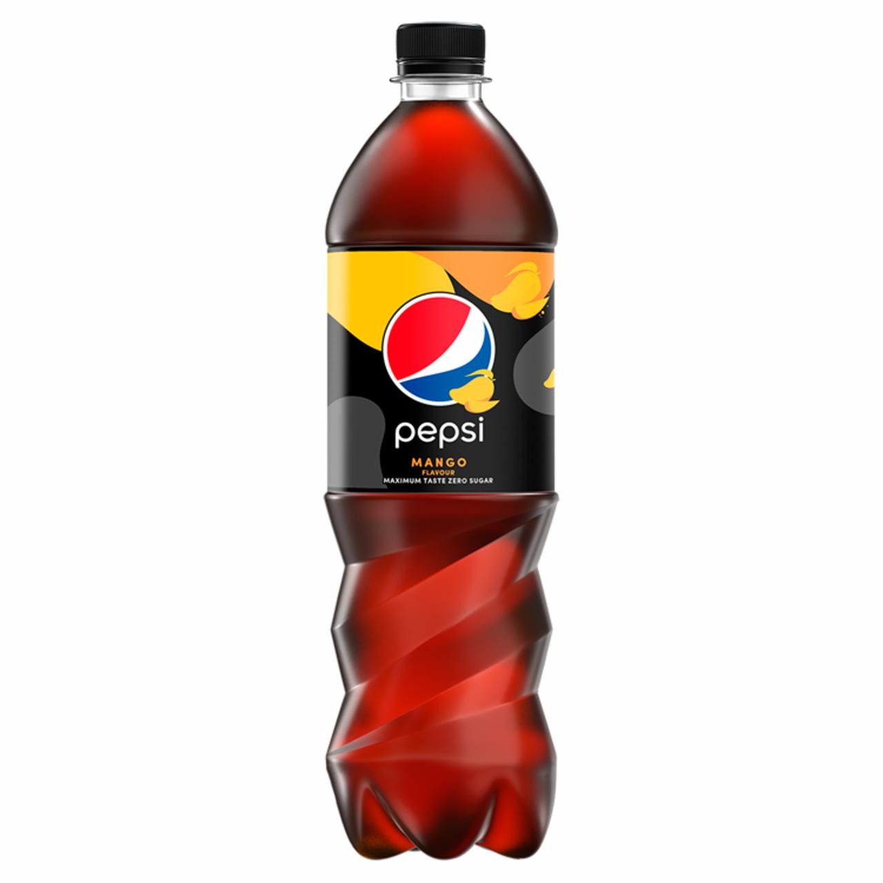 Фото - Напій безалкогольний сильногазований безкалорійний Mango Pepsi