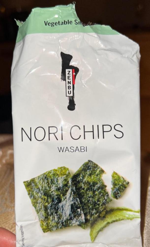 Фото - Чіпси норі з васабі Nori Chips Wasabi Zenbu