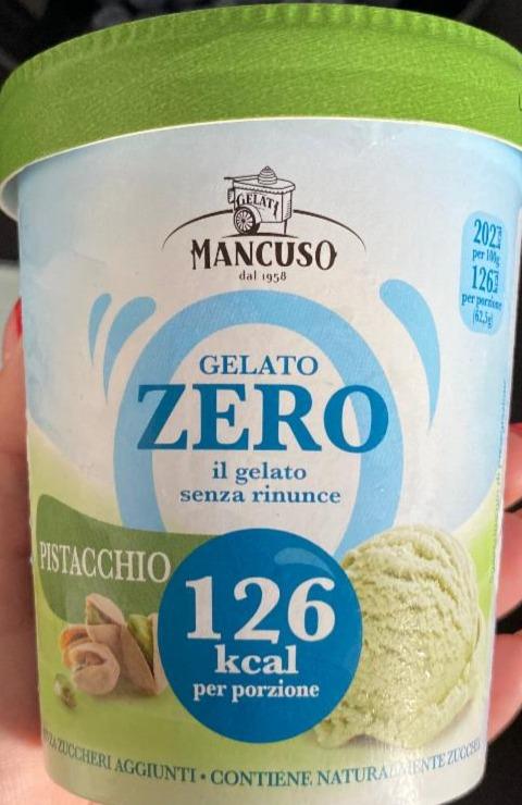 Фото - Морозиво фісташкове Gelato Zero Pistacchio Mancuso