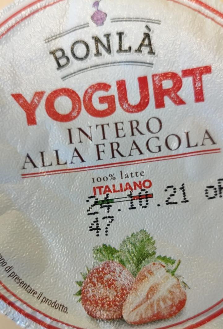 Фото - Йогурт полуничний Yogurt Bonla