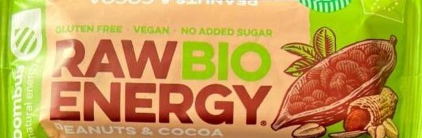 Фото - Raw bio energy peanuts & cocoa Bombus