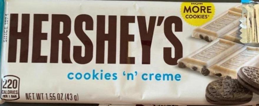 Фото - Шоколадна плитка з печивом і кремовим смаком Hershey's
