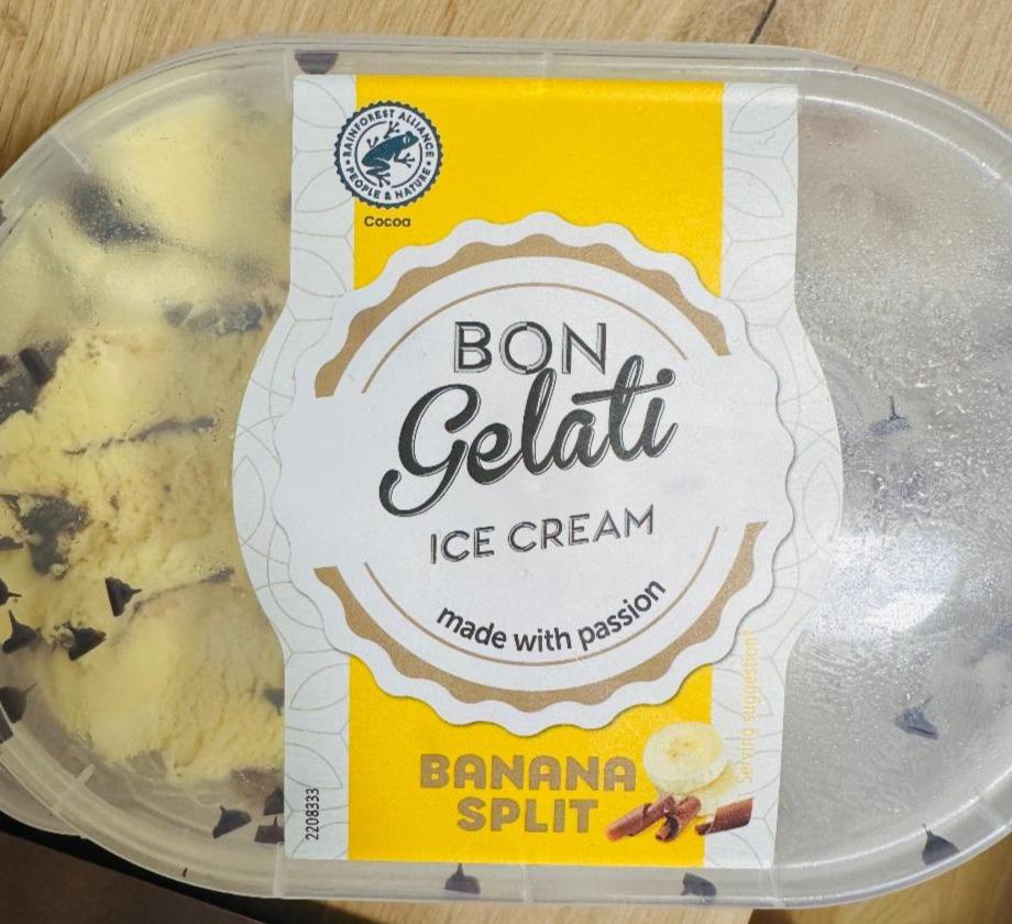 Фото - Морозиво бананове Banana Split Ice Cream Bon Gelati