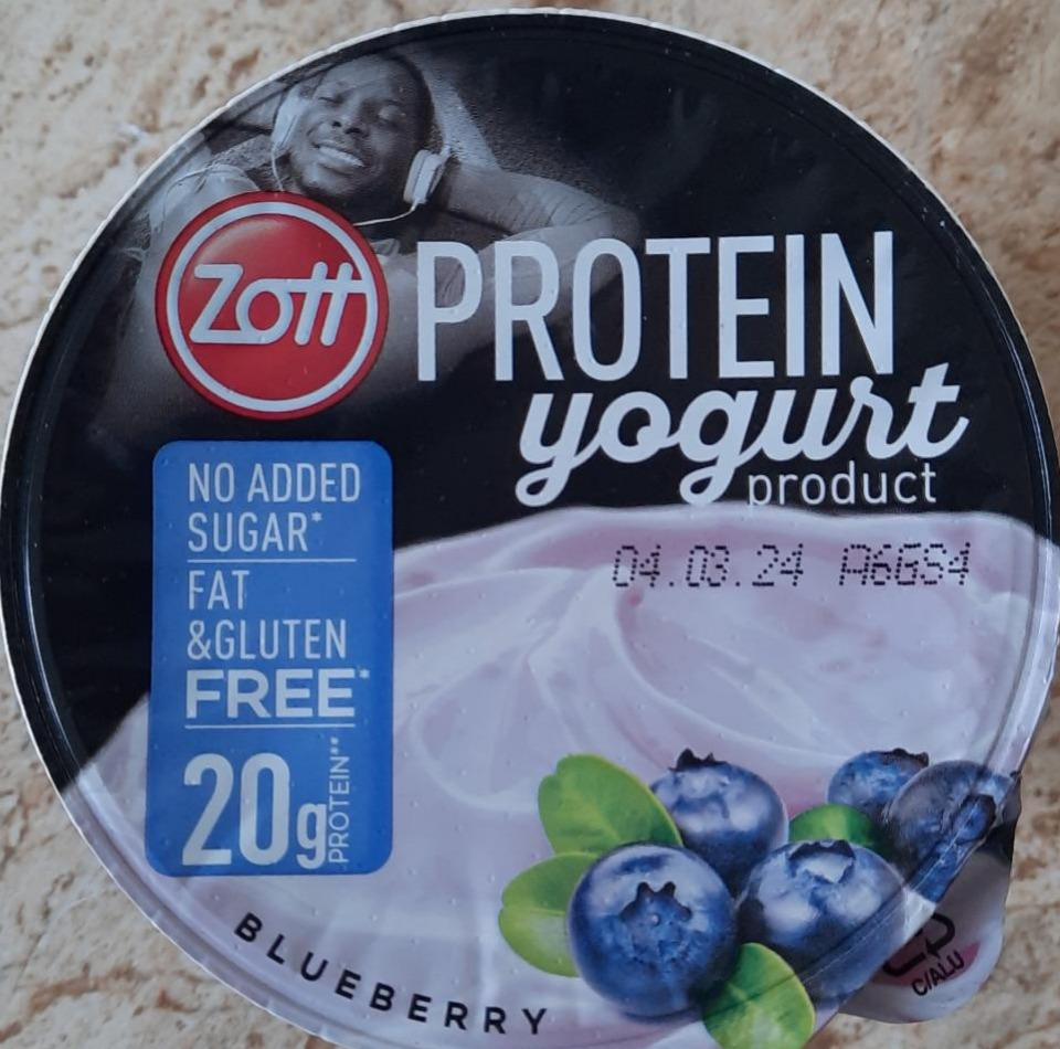 Фото - Protein yogurt product Blueberry Zott