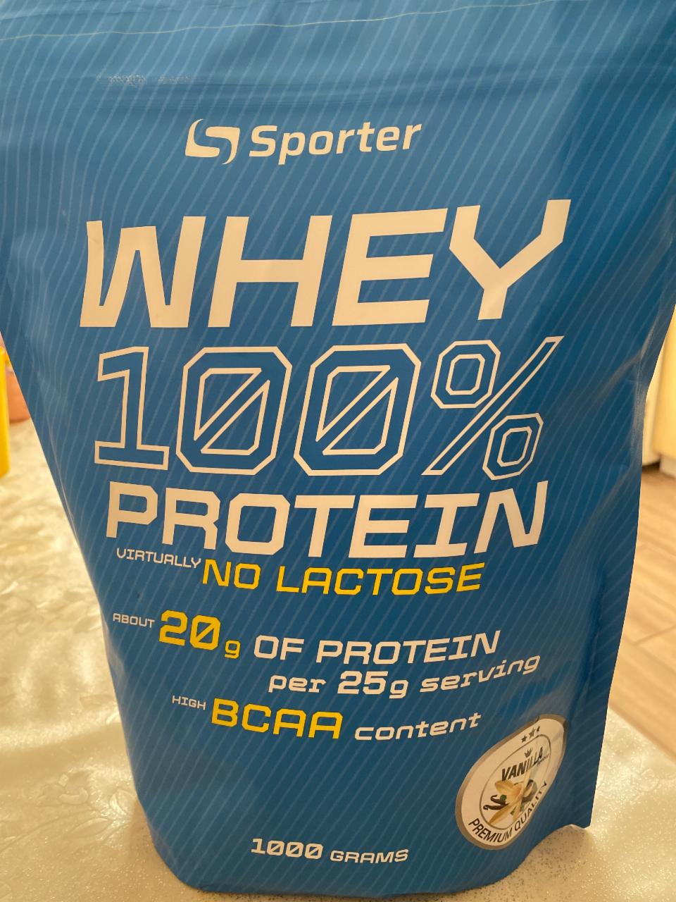 Фото - Протеїн Whey 100% Protein Sporter