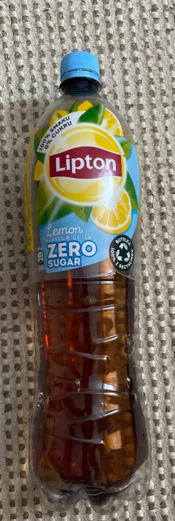 Фото - Чай холодний зі смаком лимону без цукру Lemon Zero Lipton