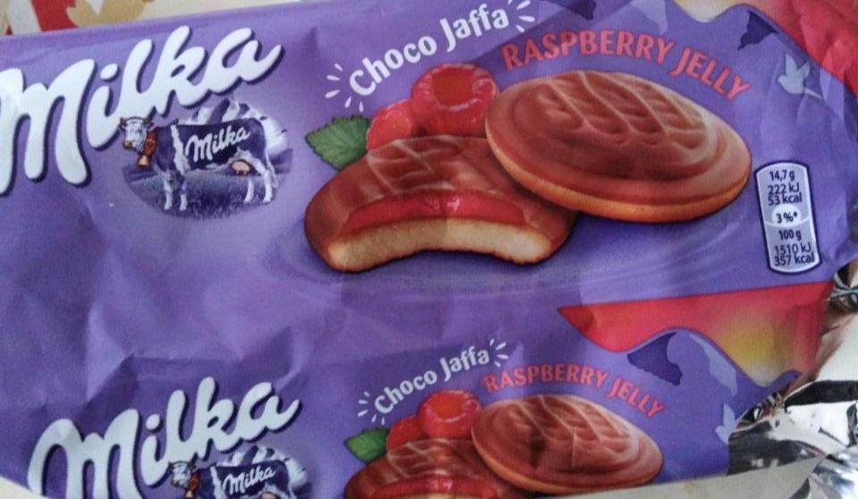 Фото - Choco Jaffa raspberry jelly Milka
