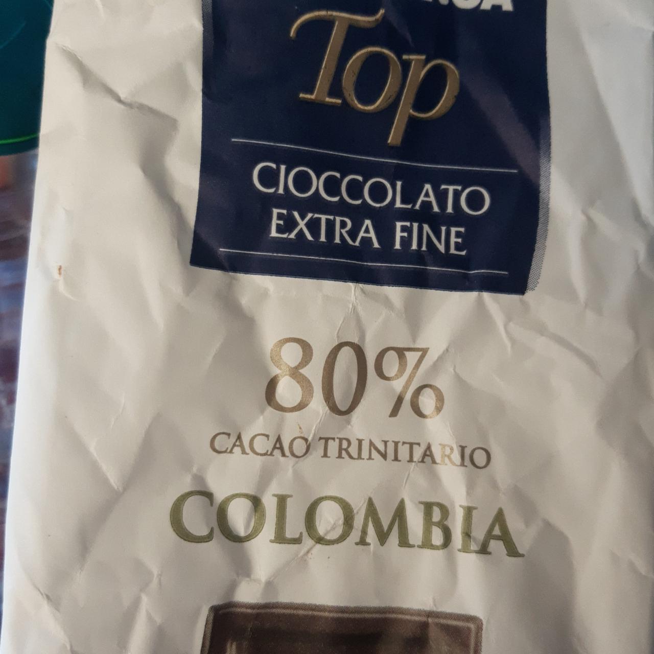 Фото - Шоколад чорний 80% Colombia Cioccolato Extra Fine Top Esselunga