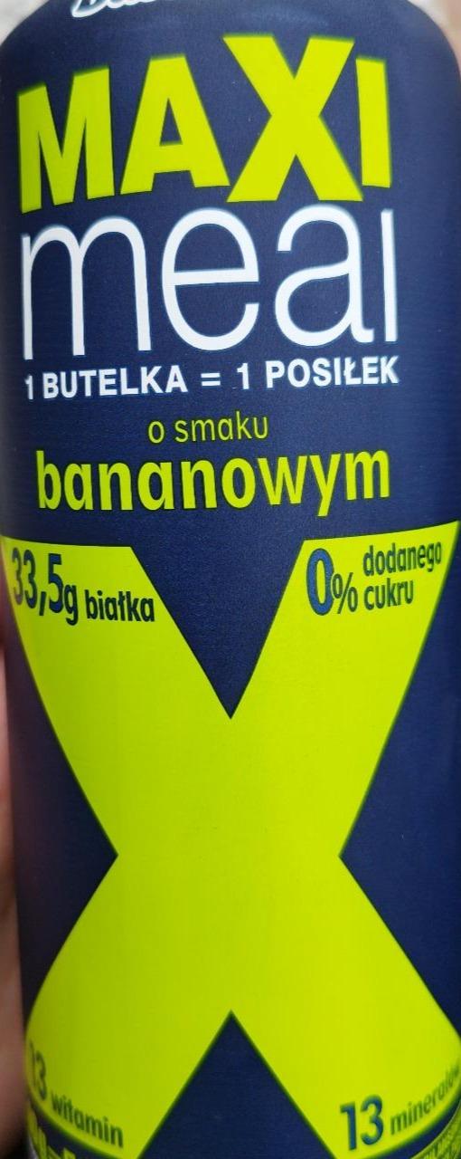 Фото - Maxi Meal Napój mleczny o smaku bananowym Bakoma