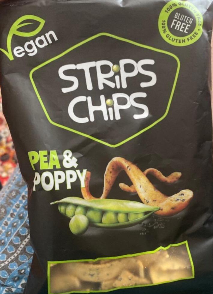 Фото - Pea poppy vegan Strips chips