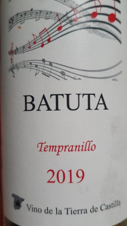 Фото - Вино Tempranillo сухе червоне 12,5% Batuta